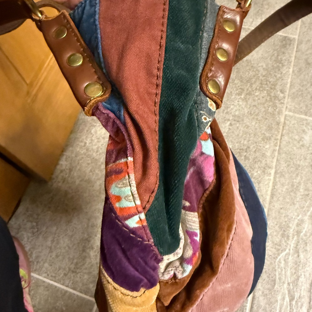 Lucky Brand Colorful Patchwork Hobo Bag - Picture 5 of 13